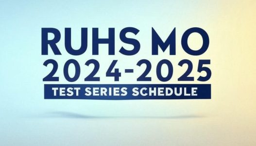 RAJ MO Test series schedule 2024-2025