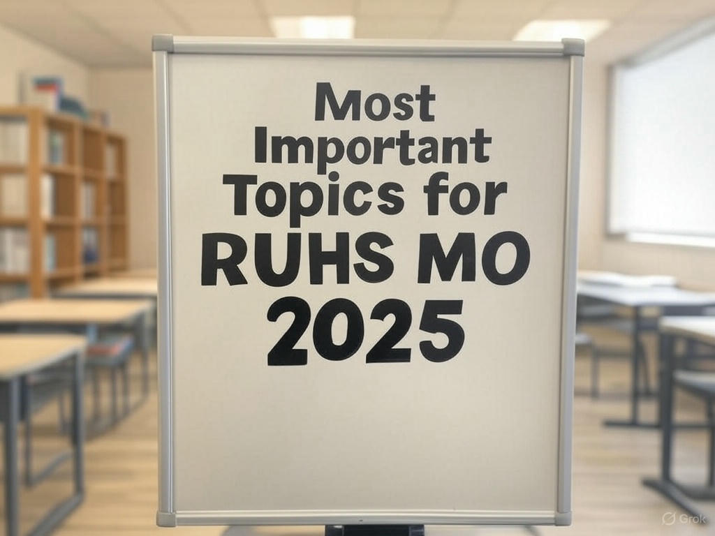 Most Important Topics for RUHS MO 2025