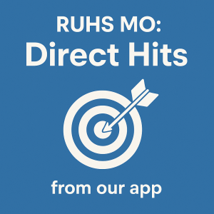 RUHS MO: Direct Hits from Cerebrum APP