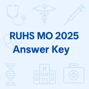 RUHS MO 2024-25 Answer key